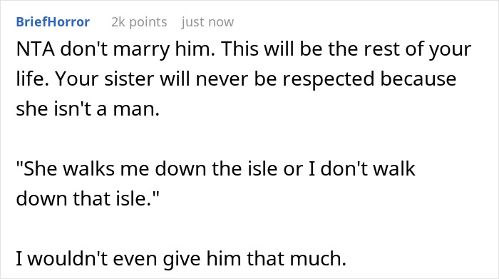 23 Y.O. Wants Her Half-Sister To Take Her Down The Aisle As She Practically Raised Her, In-Laws Say It's Inappropriate