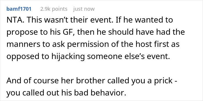 Man Attempts Proposing To Girlfriend During Sister&rsquo;s Unrelated Party, Gets Told To Sit Down And Shut Up