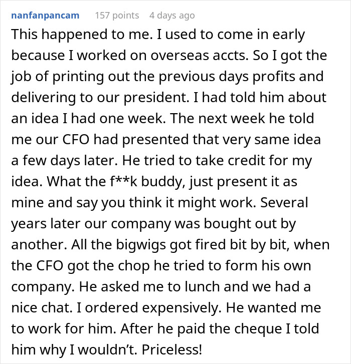 Boss Presents Employee's PowerPoints As His Own, So They Put A Revealing Photo Of The CEO's Daughter In One Of Them