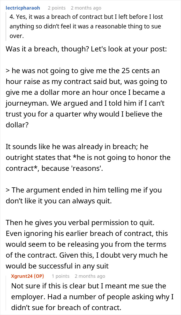 "If You Don't Like It You Can Always Quit": Boss's Words Backfire As Model Employee Gets A New Job Right In Front Of His Eyes
