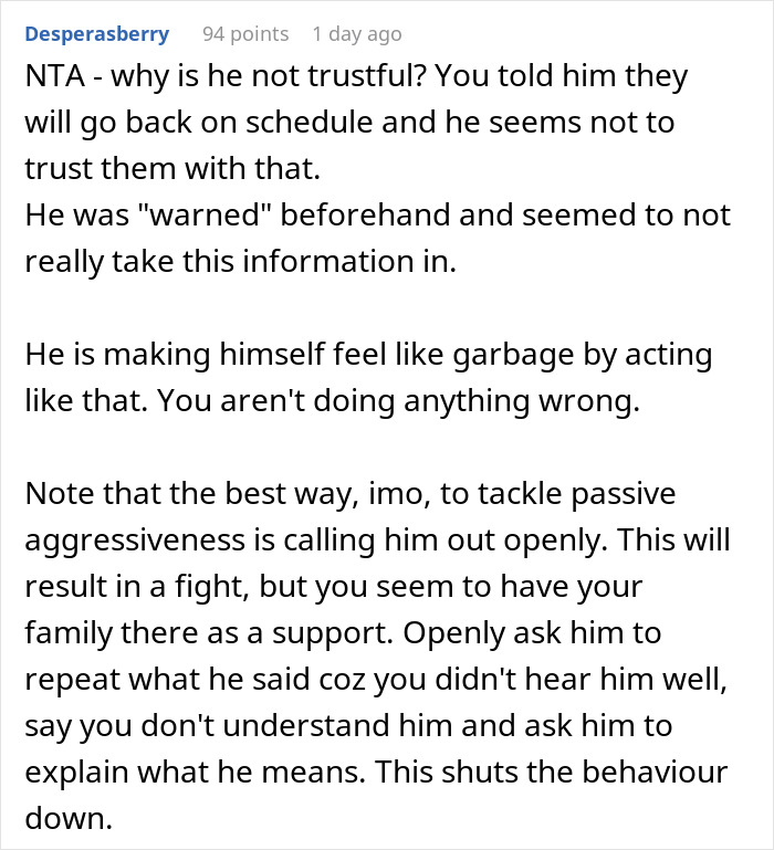 Woman Asks If She's A Jerk For Calling Her Fiancé An "Embarrassment" Because He Repeatedly Tried To Overstep Her Boundaries During A Getaway With Her Family Woman Asks If She's A Jerk For Calling Her Fiancé An "Embarrassment" Because He Repeatedly Tried To Overstep Her Boundaries During A Getaway With Her Family