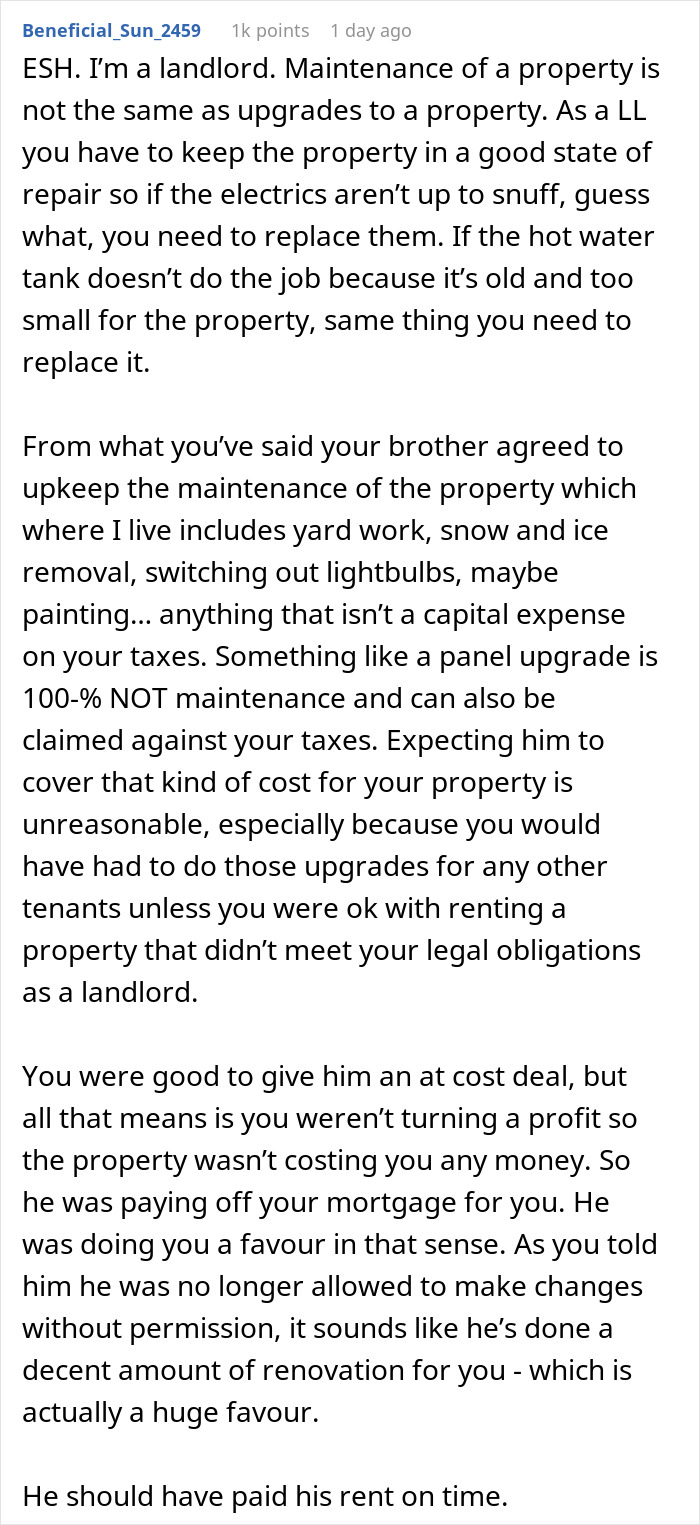 Woman Secretly Sells Her House Which She Was Renting To Her Brother And His Family After He Was Late To Pay Rent