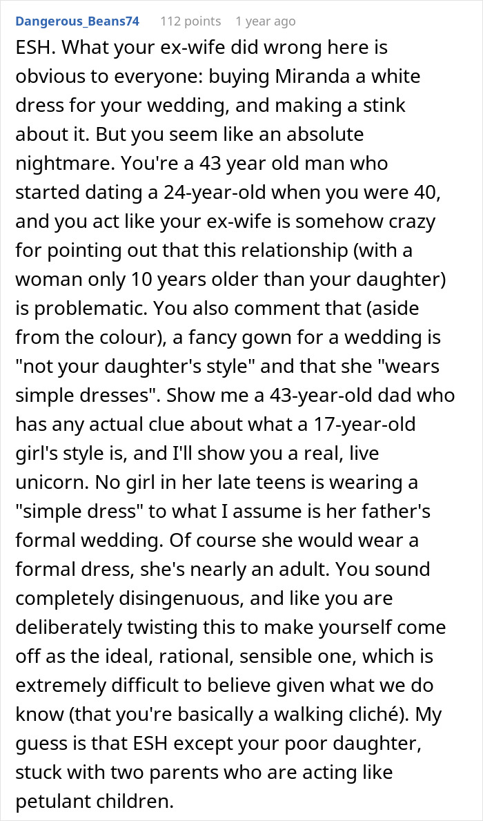 Groom Returns The Dress His Ex-Wife Got His Daughter For The Wedding, Major Drama Ensues Groom Returns The Dress His Ex-Wife Got His Daughter For The Wedding, Major Drama Ensues