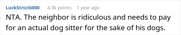 "[Am I The Jerk] For Telling My Neighbor That We Won't Ever Watch His Dogs Again?"