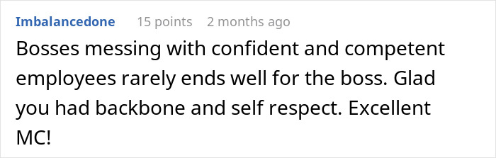 "If You Don't Like It You Can Always Quit": Boss's Words Backfire As Model Employee Gets A New Job Right In Front Of His Eyes