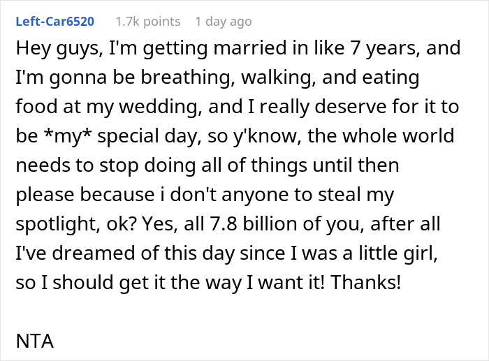 Woman Refuses To Change The Destination Of Her And Her BF&rsquo;s Getaway After Learning Sister &ldquo;Plans&rdquo; To Spend Her Honeymoon There