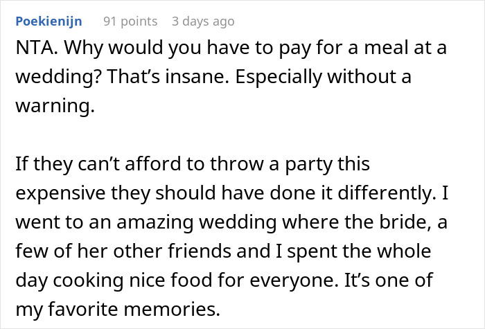 &ldquo;Am I A Jerk For Leaving A Wedding To Eat At McDonald&rsquo;s?&rdquo;: Bride Lied To Her Guest When She Told Her She Wouldn't Have To Pay For Anything At The Wedding