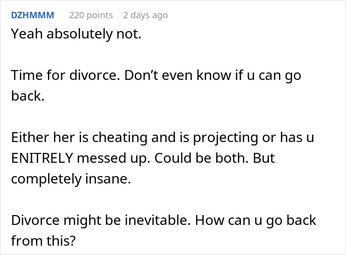 Husband Demands A Paternity Test From His Pregnant Wife, She Tells Him To File For Divorce
