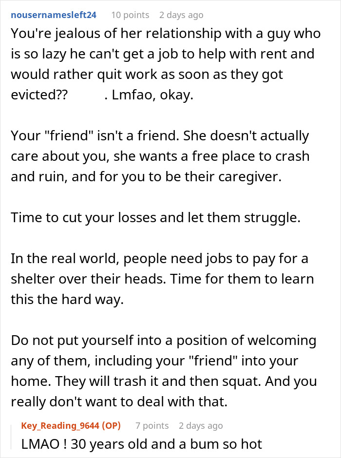 Woman Offers Her Homeless Friend Shelter But Won't Accept Her Loser Boyfriend And Dogs, Drama Ensues