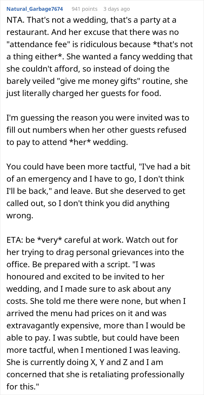 &ldquo;Am I A Jerk For Leaving A Wedding To Eat At McDonald&rsquo;s?&rdquo;: Bride Lied To Her Guest When She Told Her She Wouldn't Have To Pay For Anything At The Wedding