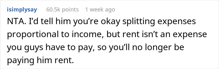 Man Demands Girlfriend &ldquo;Split Expenses Proportional To Income&rdquo; After She Gets Better-Paying Job, Increases Rent On Apartment He Owns