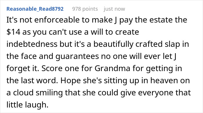 Woman Gets The Last Laugh By Not Leaving Money For Her Money-Hungry Estranged Daughter, Leaving Her A Message In Her Will: &ldquo;You Still Owe Me 14 Dollars&rdquo;