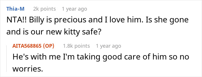 Man Gives His Pregnant SIL The Boot Upon Finding Out She Abandoned His Cat On The Streets Man Gives His Pregnant SIL The Boot Upon Finding Out She Abandoned His Cat On The Streets