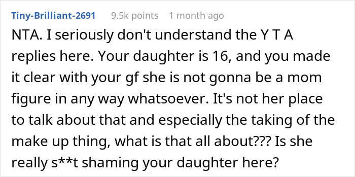 Man Asks Internet To Tell Him If He Is A Jerk For Telling Girlfriend Not To Regulate How His Daughter Looks