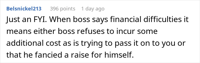 "My Boss Was Taken Aback And Seemed Completely Unprepared For This Response": Employee Quits After Boss Tells Him She's Lowering His Salary "My Boss Was Taken Aback And Seemed Completely Unprepared For This Response": Employee Quits After Boss Tells Him She's Lowering His Salary