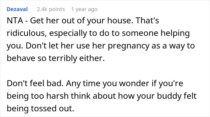 Man Gives His Pregnant SIL The Boot Upon Finding Out She Abandoned His Cat On The Streets Man Gives His Pregnant SIL The Boot Upon Finding Out She Abandoned His Cat On The Streets