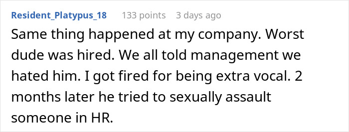 Incompetent New Hire Causes Havoc At Work, Pushing Nearly An Entire Department To Quit