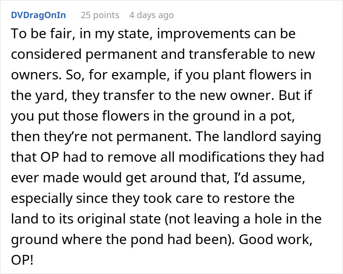 New Landlord Demands Tenants Restore The Garden To Its Original State, Loses It When He Sees It's Now Just A Patch Of Dirt New Landlord Demands Tenants Restore The Garden To Its Original State, Loses It When He Sees It's Now Just A Patch Of Dirt
