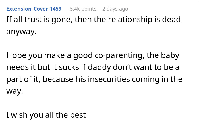 Husband Demands A Paternity Test From His Pregnant Wife, She Tells Him To File For Divorce