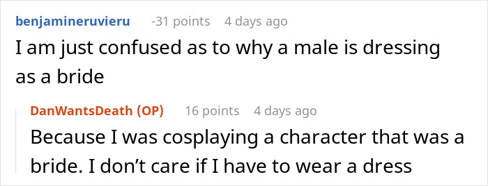 "Am I The Jerk For Wearing A Wedding Dress At A Wedding?" "Am I The Jerk For Wearing A Wedding Dress At A Wedding?"