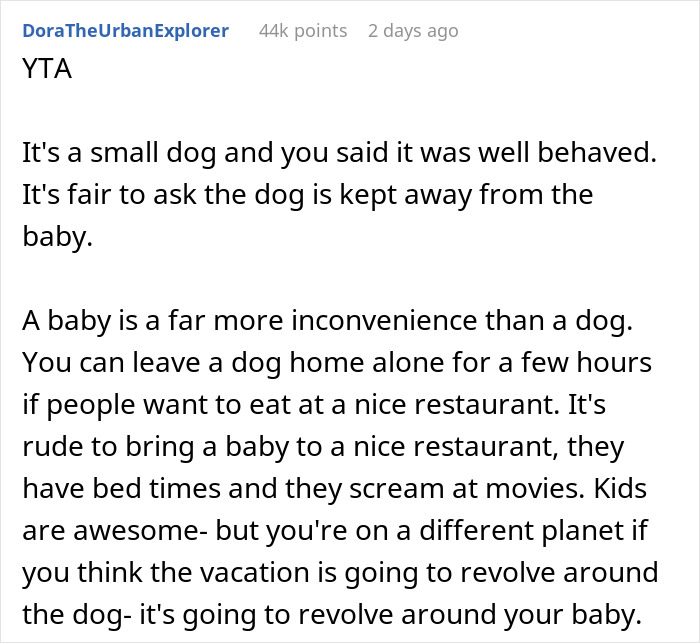 &ldquo;[Would I Be The Jerk] For Not Going On A Family Vacation Because My Brother Wants To Bring His Dog&rdquo;