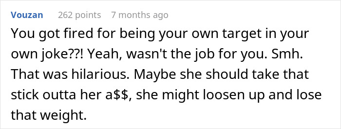 Person With A Disability Made A Joke About Their Fake Leg And Got Fired Person With A Disability Made A Joke About Their Fake Leg And Got Fired