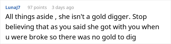 Guy Shares How He Realized His Wife Was A Gold Digger All This Time