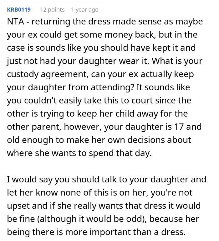 Groom Returns The Dress His Ex-Wife Got His Daughter For The Wedding, Major Drama Ensues Groom Returns The Dress His Ex-Wife Got His Daughter For The Wedding, Major Drama Ensues