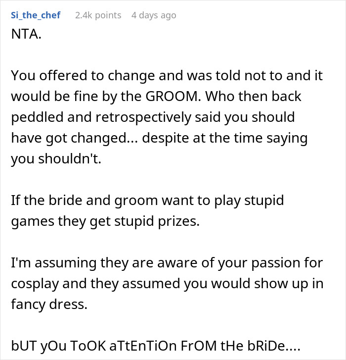 "Am I The Jerk For Wearing A Wedding Dress At A Wedding?" "Am I The Jerk For Wearing A Wedding Dress At A Wedding?"