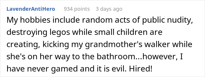Boss Doesn’t Hire Woman Just Because She Plays Video Games In Her Free Time, Starting Online Outrage Boss Doesn’t Hire Woman Just Because She Plays Video Games In Her Free Time, Starting Online Outrage