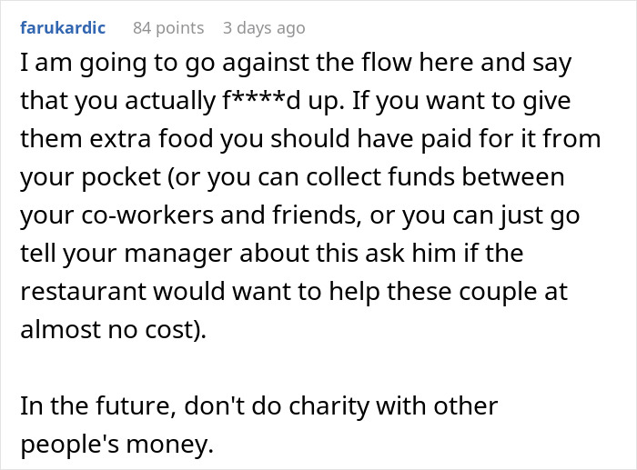 This Man’s Colleague Keeps Silent When A Man Gives Extra Food To A Family In Need, But Later Uses It Against Him This Man’s Colleague Keeps Silent When A Man Gives Extra Food To A Family In Need, But Later Uses It Against Him