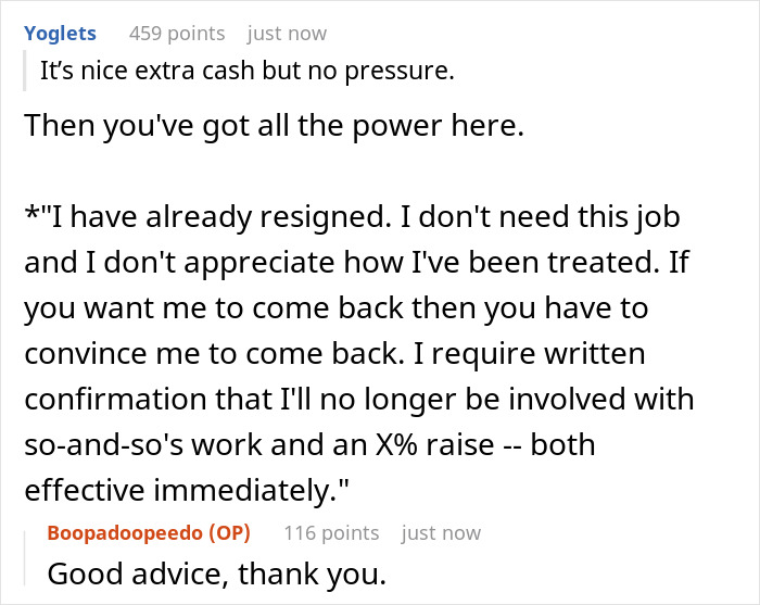 Person Is Done Taking On Coworker&rsquo;s Work, Boss Ignores Them About It But Changes His Tune After They Put In Their Notice