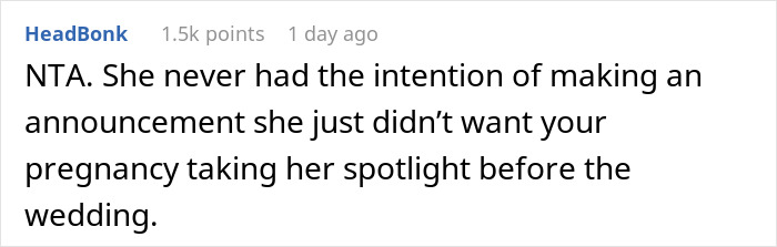 'Bridezilla' Livid Over Sister Announcing Pregnancy At Her Wedding Ceremony, Doesn't Want To See The Newborn 'Bridezilla' Livid Over Sister Announcing Pregnancy At Her Wedding Ceremony, Doesn't Want To See The Newborn