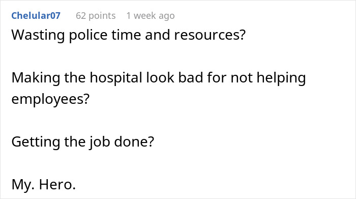 Nurse, Fed Up With Someone Stealing Their Food, Calls The Police When HR Does Nothing Nurse, Fed Up With Someone Stealing Their Food, Calls The Police When HR Does Nothing