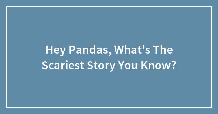 Hey Pandas, What’s The Scariest Story You Know?