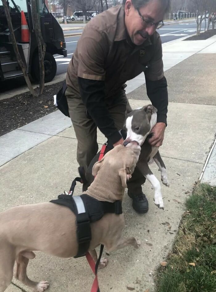 Our UPS Guy Is The Best! Lloyd Was Ready To Pull Over When He Saw Us! Love From Richmond, Va.! Thanks, UPS!