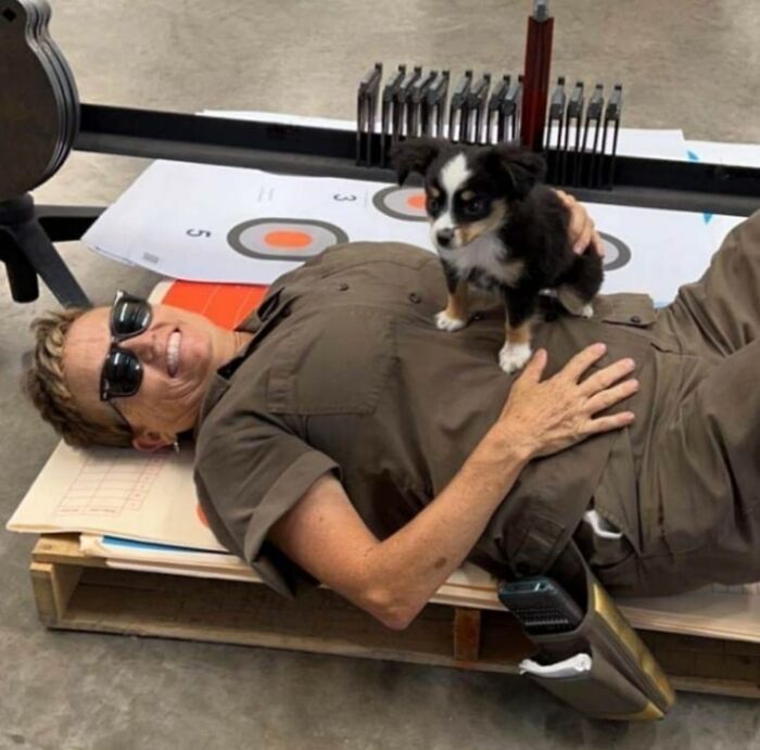 Trixie From Decatur Texas Says...lemme Pose On Tht Brown Truck Or I.ll Sit On You