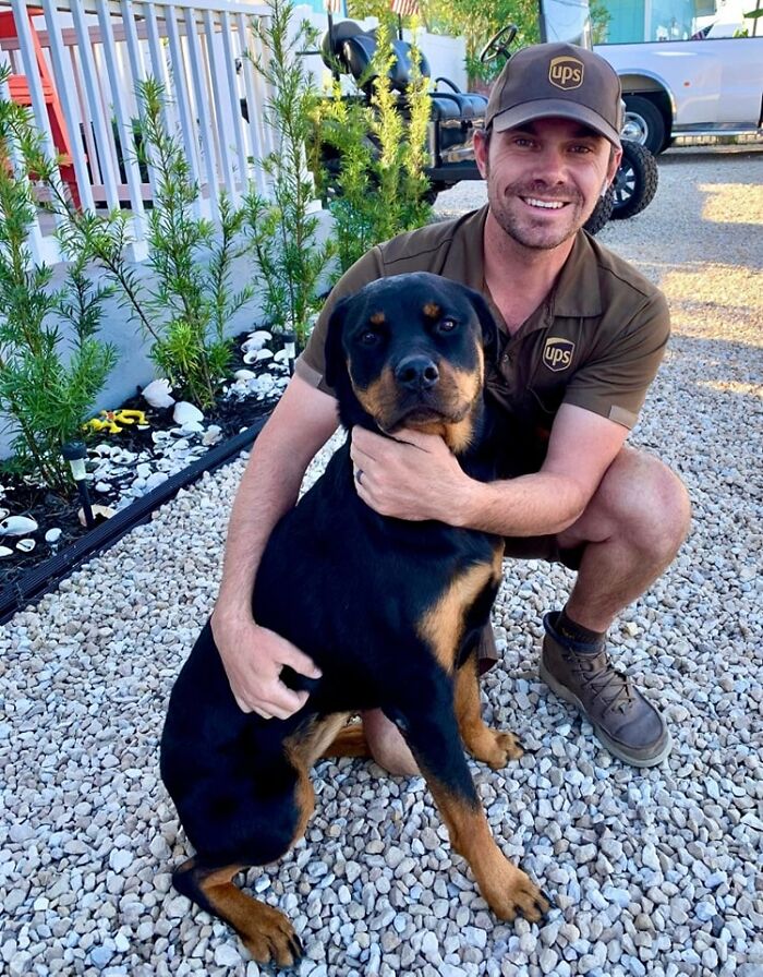 Bell Bell Loves Her UPS Driver In Mexico Beach Florida