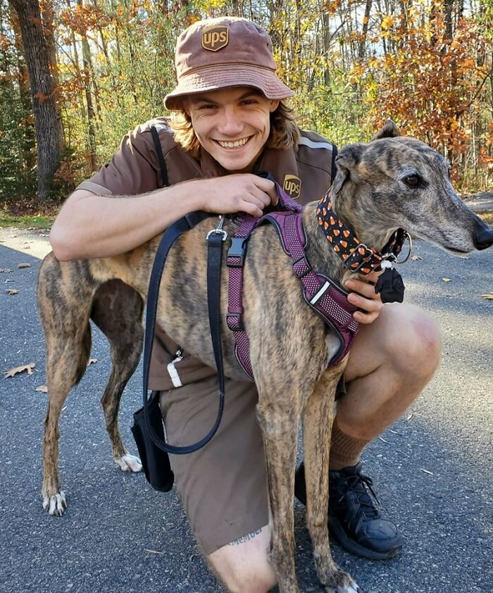 China, Maine. Our Driver Sam With Ellie