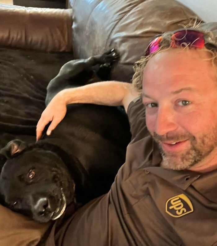 Tanner The UPS Delivery Man For Beaver Oklahoma And Jasper. Jasper Love’s Tanner