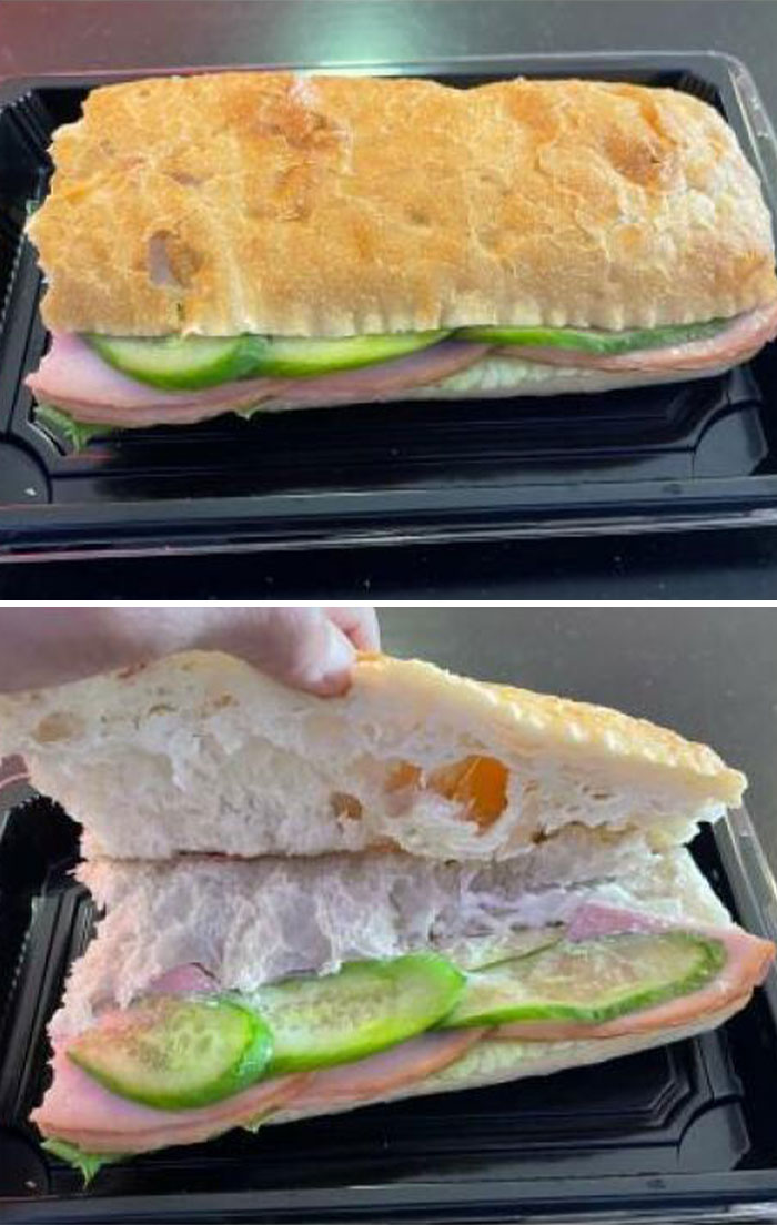 An Airport Sandwich At Its Finest!