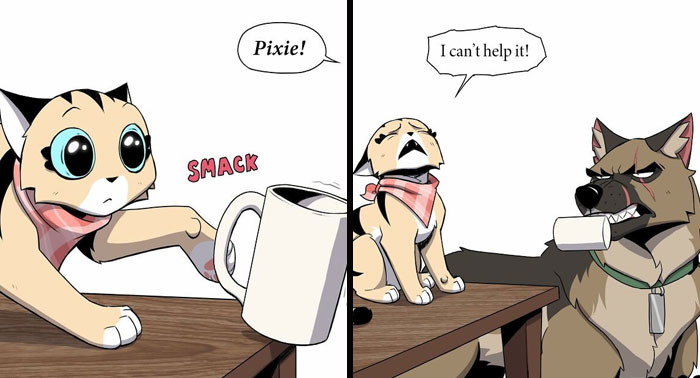 7 New Hilariously Adorable Comics From The Internet’s Most Loved Cat And Dog Duo To Instantly Make Your Day