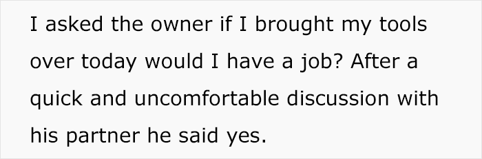 "If You Don't Like It You Can Always Quit": Boss's Words Backfire As Model Employee Gets A New Job Right In Front Of His Eyes