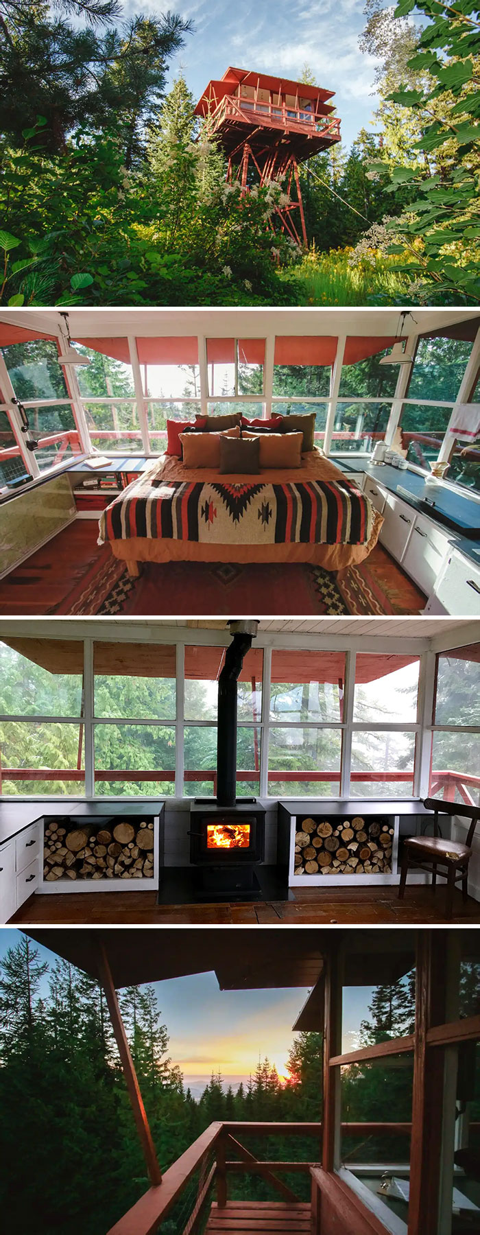 Crystal Peak Lookout. Fernwood, Idaho, United States