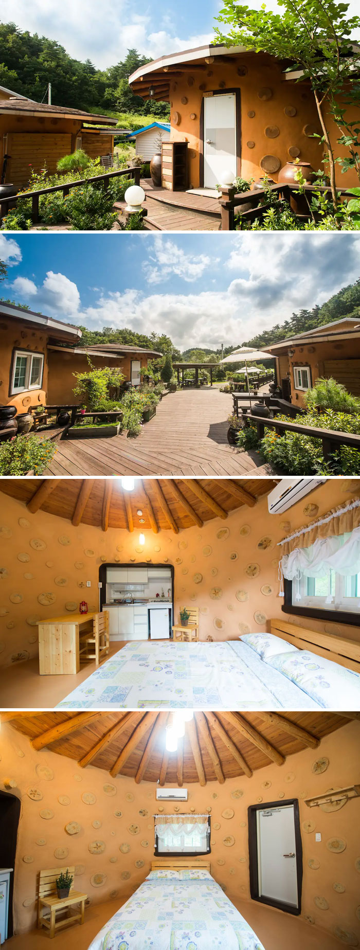 A Healthy Earthen House Built Only With Clay And Pine. Seongsan-Myeon, South Korea