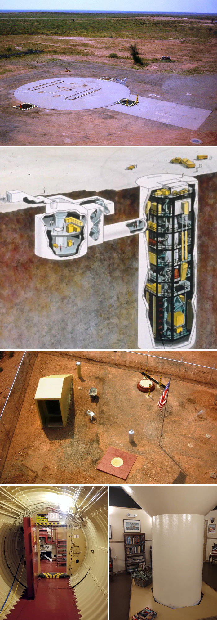 True Cold War Relic Atlas F Missile Silo / Bunker. Roswell, New Mexico, United States