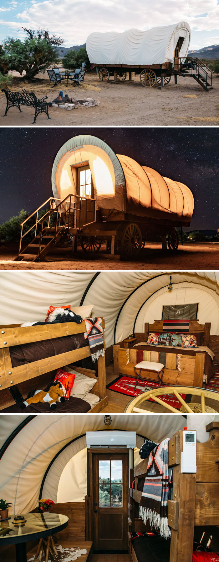 Conestoga Wagon On Dude Ranch Near Las Vegas. Sandy Valley, Nevada, United States