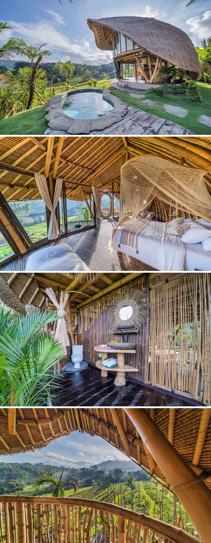Veluvana Bali - Owl Bamboo House. Sidemen, Bali, Indonesia