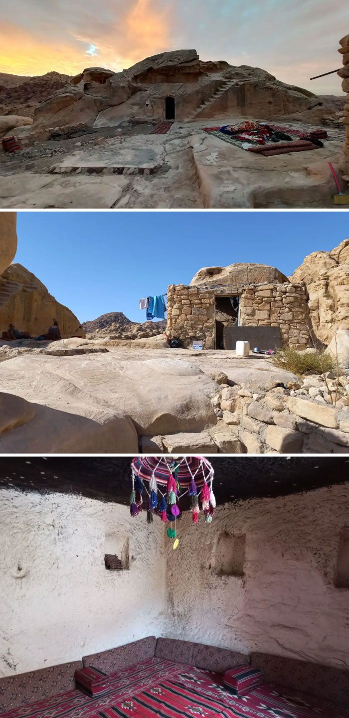 Authentic Cave Experience In Petra. Wadi Musa, Ma'an Governorate, Jordan