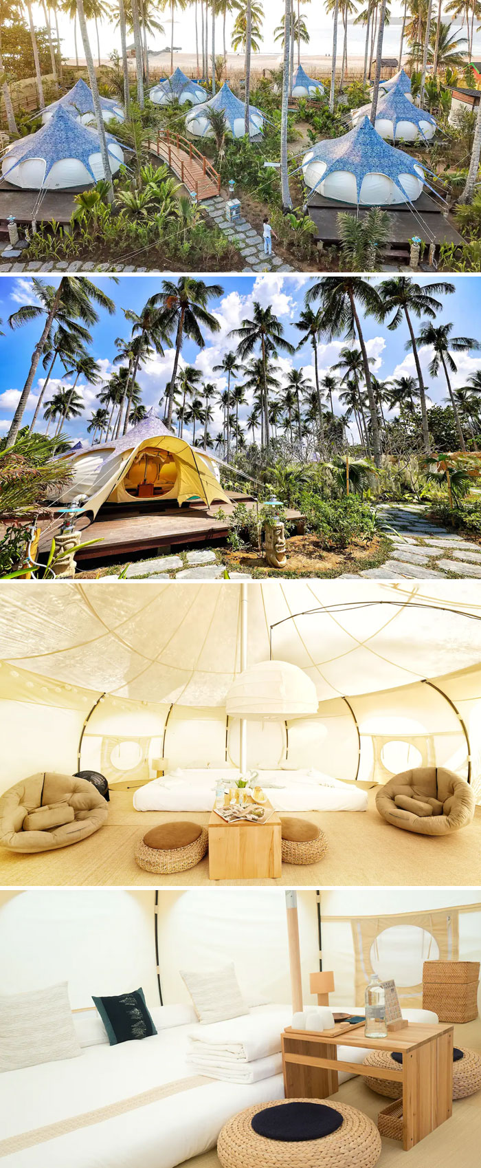 Nacpan Beach Glamping, Ocean View Room. El Nido, Philippines